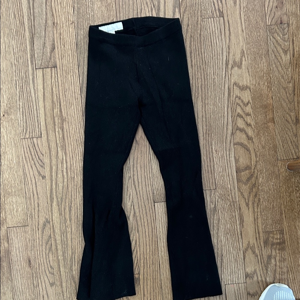 Zara Black Kids Wool Flared Bottoms - size 8-9